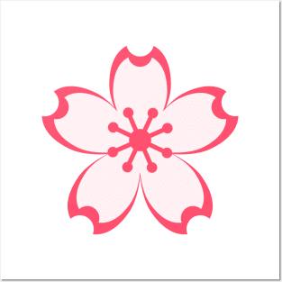 Light Pink Flower Posters and Art